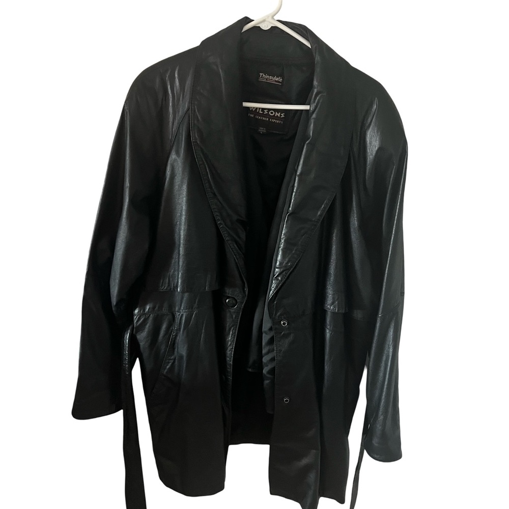 Wilson Black Leather Jacket